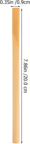 Miniatura 3 de COHEALI Mason Bee Tubes - Paquete de 50 tubos de anidación de varillas naturales de 7.87 pulgadas para casa de abejas, solitario de 0.276-0.354 in