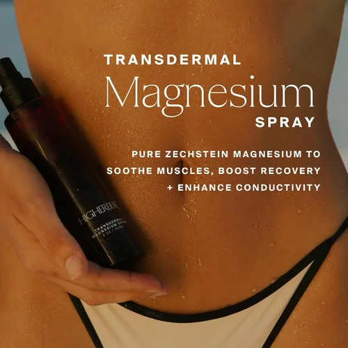Miniatura 2 de HigherDOSE Transdermal Magnesium Spray – Spray corporal purificado de agua y sal marina para recuperación muscular, apoyo del estado de ánimo