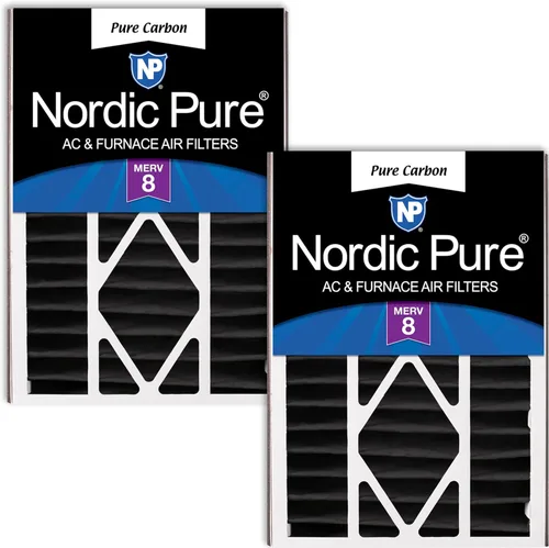 Miniatura 45 de Nordic Pure 16 x 25 x 5 (tamaño real: 15 5/8 x 24 1/8 x 4 7/8) Filtro de aire Air Bear Merv 8 de repuesto para reducción de olores de carbono puro
