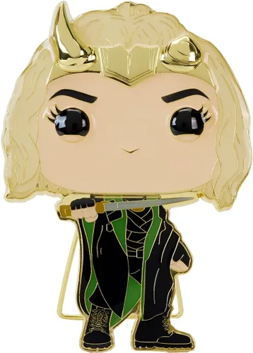 Miniatura 2 de Funko Pop! Pin Marvel - Loki, Sylvie con Cape Glow in the Dark