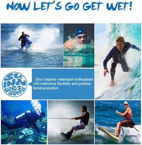 Miniatura 2 de Skyone Calcetines de neopreno con aleta de agua para buceo, 0.118 pulgadas para mujeres y hombres, calcetines térmicos de playa antideslizantes