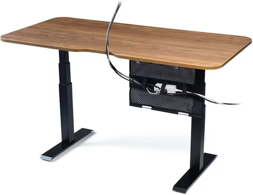Miniatura 2 de Perfect POSTURE Mini organizador de cables de malla, sistema de gestión de cables montado en abrazadera, malla flexible y compatible con escritorio