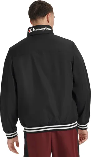 Miniatura 4 de Champion Men's Water Resistant Varsity Bomber Jacket With Flex Stand Collar