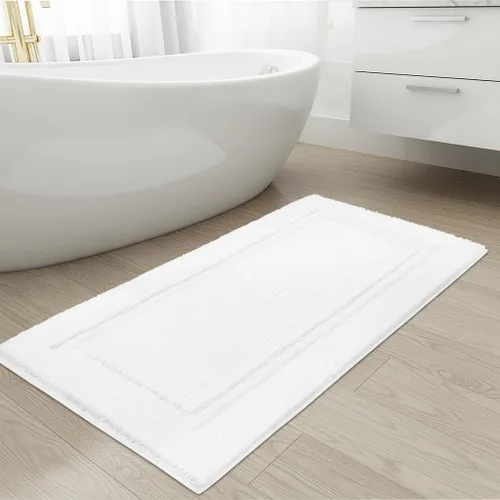Miniatura 17 de SHACOS Alfombras de baño súper suaves y esponjosas de 24"x36" antideslizantes, lavables, alfombras de baño absorbentes, alfombras para suelo de Gris