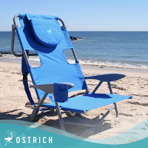 Miniatura 2 de Ostrich On-Your-Back - Silla de playa reclinable de 5 posiciones (paquete de 2)