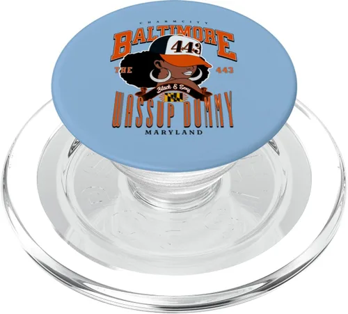 Miniatura 8 de 443 Código de área Baltimore Maryland Flag Blaq Girl Bmore Pride PopSockets estándar PopGrip