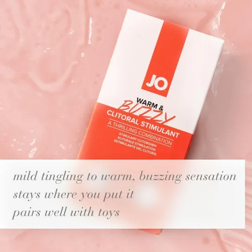 Miniatura 5 de JO Gel Clitoral Calentable y Vibrador – Gel Estimulante Clitoral a Base de Agua para Mujeres, Sensación de Hormigueo – 10 mL