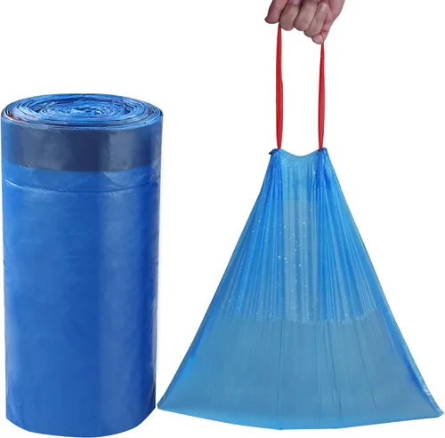 Miniatura 6 de Bolsas de basura medianas con cordón, 8 galones, 110 unidades/2 rollos