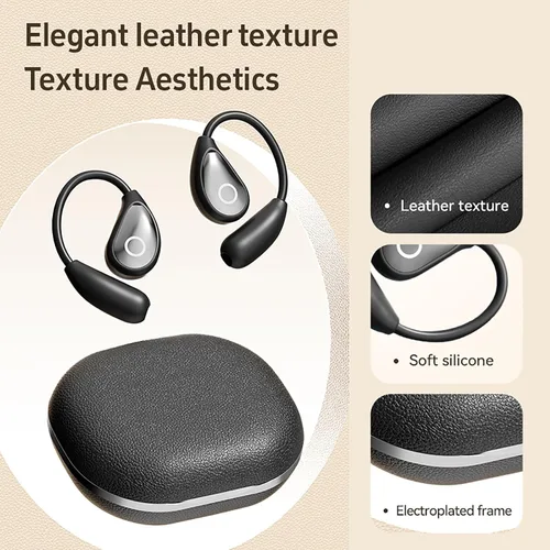 Miniatura 4 de Auriculares Inalámbricos de Oído Abierto Bluetooth, Auriculares de Conducción Aérea Libres de Dolor con Estuche de Carga de Pantalla Digital LED