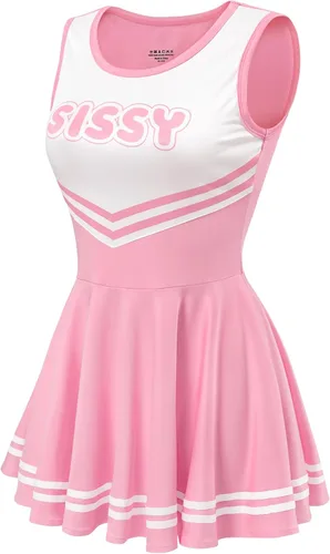 Miniatura 6 de Littleforbig Minivestido sin mangas para mujer, diseño de animadora