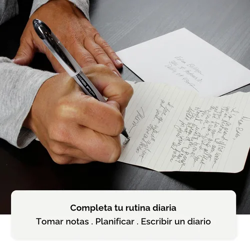 Miniatura 6 de Bolígrafos Uniball Vision Elite; Paquete surtido de 8 bolígrafos; Micro bolígrafos con tinta de 0.5mm; Bolígrafo de tinta negra; Bolígrafos de punta