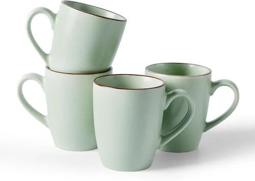 Miniatura 30 de famiware Venus - Tazas de café para 4, juego de tazas de 12 onzas, taza para beber con asa para café, té, cacao, leche, carbón