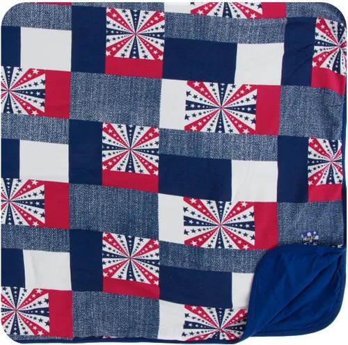 Miniatura 13 de KicKee Pants Manta estampada para niños pequeños, casas de Amazon, talla única