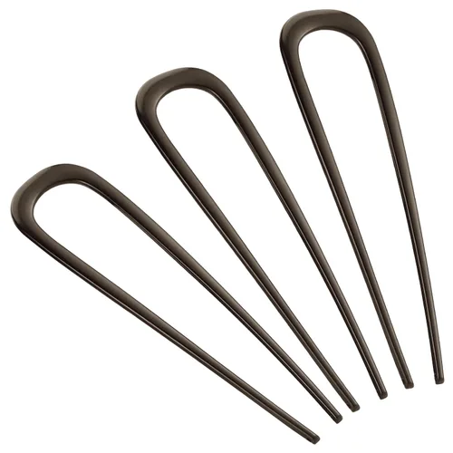 Horquillas francesas de metal de 3 piezas para mujeres, elegantes giros franceses, moños y peinados sin dañar el cabello, horquilla francesa en