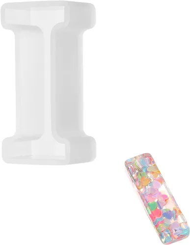 Miniatura 16 de MECCANIXITY Moldes de resina de 2.5 pulgadas, letras del alfabeto mayúscula Z 3D, moldes de silicona para hacer velas, manualidades, letreros