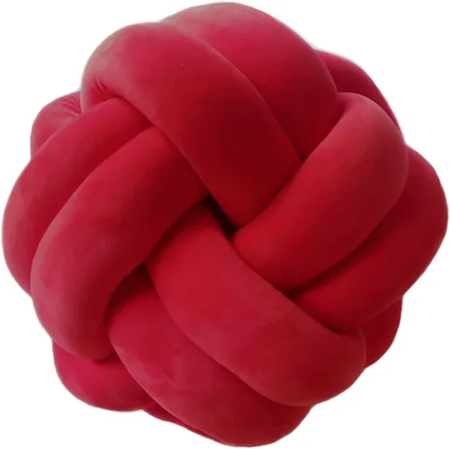 Miniatura 16 de Cyprinus Carpio Elastic Vevet - Almohada de 2 hebras hecha a mano con nudo, cojín de suelo, decoración de bola para el hogar, 10.6 pulgadas (blanco)