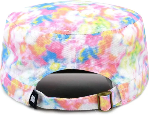 Miniatura 62 de The Hat Depot Cadet Military Army - Gorra de béisbol de algodón lavado con teñido anudado y algodón lavado básico y desgastado, gorra de algodón