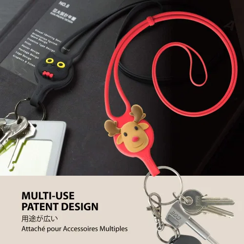 Miniatura 5 de Soporte universal para teléfono móvil, correa de silicona para el cuello, funda para teléfono móvil para iPhone Xs Max XR X 8 7 6S Plus Samsung