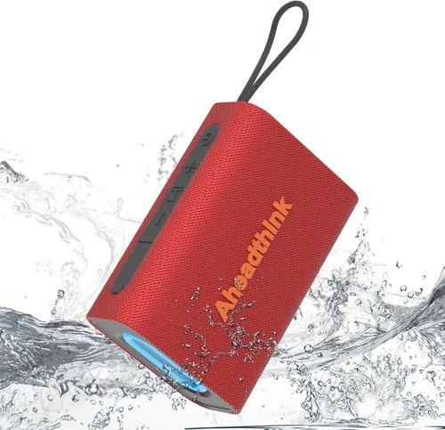 Miniatura 8 de Altavoz Bluetooth, inalámbrico portátil, IPX5 impermeable, Bluetooth 5, luces de color RGB, sonido estéreo fuerte, bajo, emparejamiento TWS