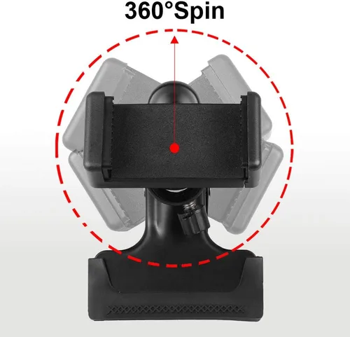 Miniatura 7 de Mr.Power Soporte para guitarra y bajo con auriculares para transmisión en vivo, clip compatible con iPhone, compatible con teléfonos inteligentes