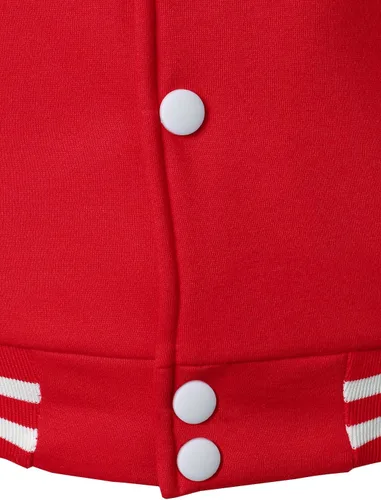 Miniatura 5 de HOOD CREW Chaquetas universitarias de moda para hombre, abrigo casual de béisbol