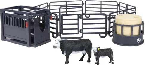 Miniatura 8 de Big Country Toys Juego de balas de heno de 5 piezas, balas de heno de juguete para animales de granja, juguetes para niños y niñas de 3 años