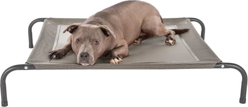 Miniatura 18 de FurHaven Cunas elevadas para mascotas – Hamaca de malla de nailon refrescante y transpirable para perros pequeños y gatos, fácil de montar, duradera