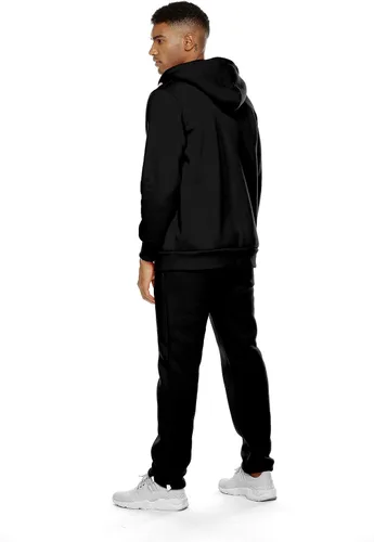 Miniatura 4 de Xmgelp Conjunto deportivo con capucha para hombre de 2 piezas, casual, con cierre completo