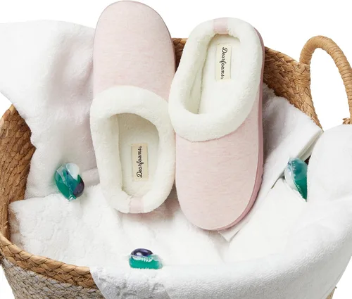 Miniatura 8 de Dearfoams Sudadera de espuma viscoelástica para mujer, Malva pálido