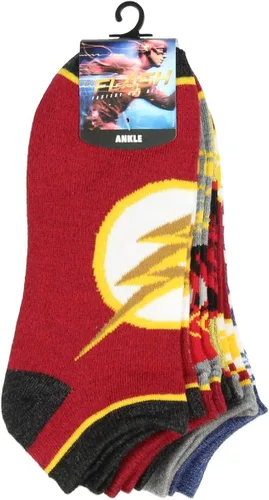 Miniatura 3 de DC Comics The Flash Socks - Calcetines para adultos con temática de superhéroe, 5
