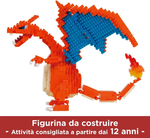 Miniatura 3 de nanoblock - Pokémon - Edición Charizard Deluxe, kit de construcción de la serie Pokémon
