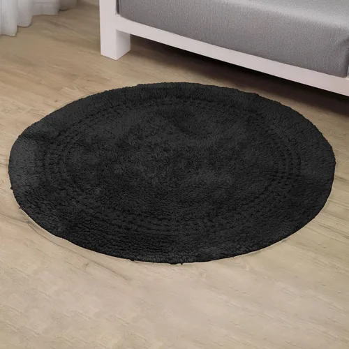 Miniatura 60 de Home Weavers Classy - Juego de alfombras de baño 100 % algodón, decoración de baño, lavable, extrasuave y absorbente, tapete de cocina, juego de Aqua