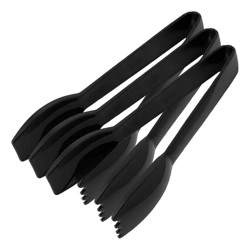 Miniatura 10 de Carlisle FoodService Products Carly Pinza para ensalada, pinza para ensalada de 6 pulgadas, color negro (paquete de 12)