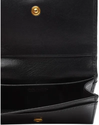 Miniatura 4 de Prada Cartera unisex Vitello de piel negra con tarjetero, Negro -, Classic