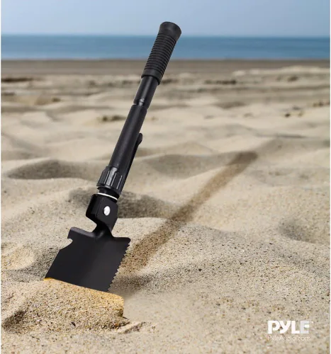 Miniatura 2 de Pyle PHMDCF10 - Cazador de tesoro, excavador y detector de metales manual, Pala