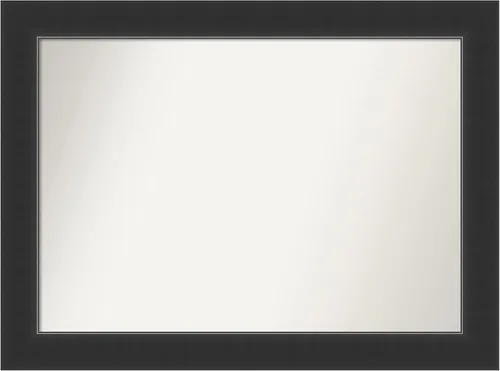 Miniatura 150 de Amanti Art Espejo personalizado, espejo de baño negro Astor, espejo de pared o espejo de tocador de baño sobre el fregadero (25 x 25 pulgadas)