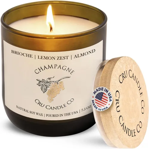 Miniatura 7 de Cru Wine - Velas perfumadas de vino – Napa Cabernet Sauvignon – Vela de combustión limpia, vela no tóxica, decoración de lujo, velas de cera de soja