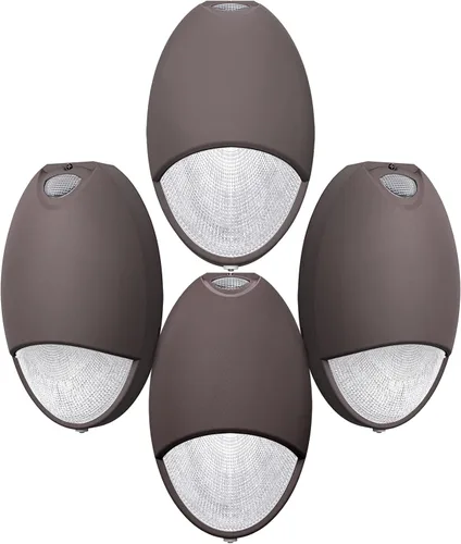 Miniatura 7 de Paquete de luz LED de emergencia con batería de respaldo, sensor de fotocélula, autoprueba impermeable, aluminio exterior comercial, 120-277V UL 924