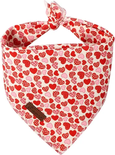 Miniatura 36 de Bandana de verano para perros, bufanda triangular de rejilla de algodón cómoda para perros medianos y grandes, pañuelo lavable para mascotas