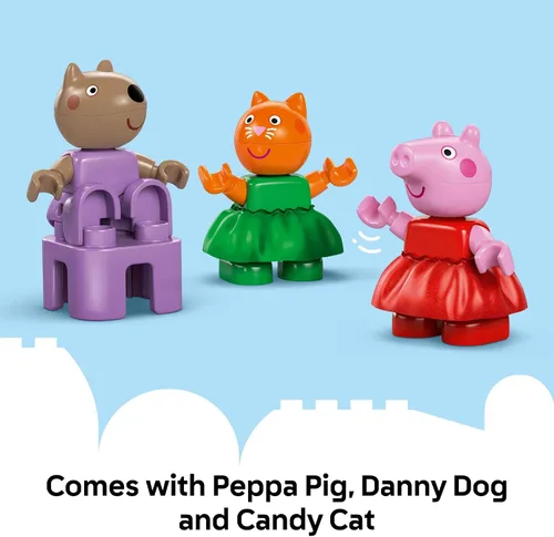 Miniatura 6 de LEGO DUPLO Peppa Pig Funfair Juguete para Niños Pequeños - Juguete Sensorial con Peppa Pig - Regalo Divertido para Niños o Niñas de 2+ Años - Ayuda