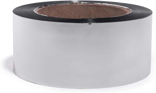 Miniatura 15 de Anderson's Rollo de serpentina metálica brillante negra, cinta de PVC de 2 pulgadas x 500 pies para envoltura de regalos, decoración de bodas