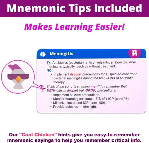 Miniatura 3 de Tarjetas flash de pediatría - Sin pelusa - Solo información esencial para la escuela de enfermería - 2026-2027 NCLEX ATI HESI Review LPN RN Tarjetas