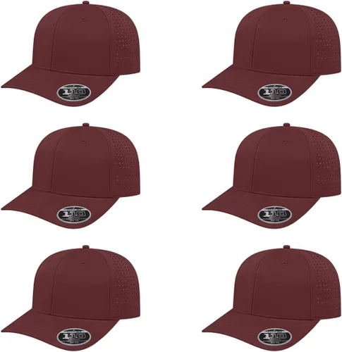 Miniatura 32 de Cap America i8533 Flexfit 110 Gorra Snapback Perforada de Rendimiento de Perfil Medio de 6 Paneles con Protección UV y Snapback Ajustable