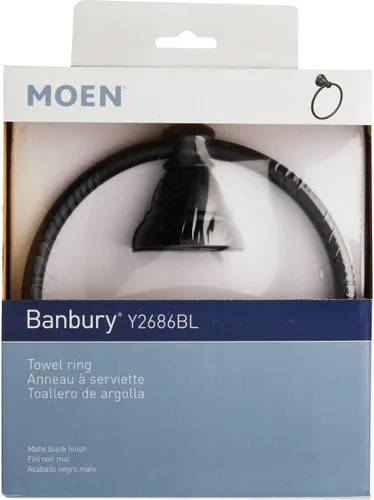 Miniatura 3 de Banbury - Toallero en negro mate