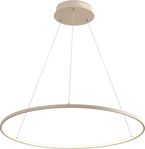 JONATHAN Y JYL7220H Brice 35" Lámpara colgante integrada LED regulable redonda de metal moderna contemporánea minimalista, vintage, industrial, para