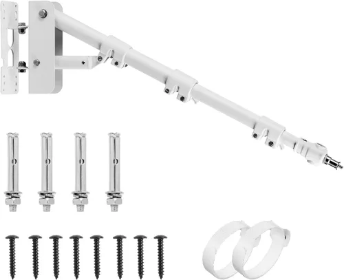 Selens Anillo de luz de montaje en pared de 39.37 pulgadas con brazo giratorio de 180° para salones de belleza, peluquería, tatuaje, transmisión en