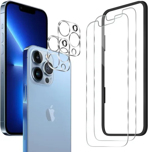 Miniatura 30 de ArmorSuit [Paquete de 2+2] para Google Pixel 6 [6.4 pulgadas] Protector de pantalla de vidrio templado + protector de lente de cámara compatible