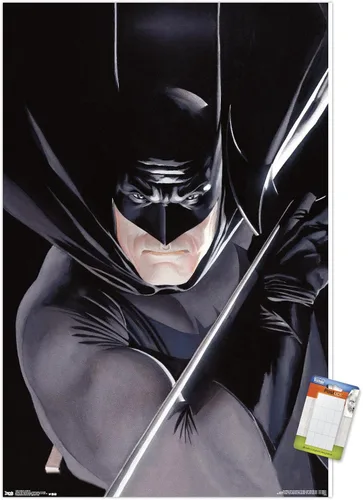 Miniatura 10 de Trends International DC Comics Batman - Póster de pared de retrato, 14.725 x 22.375 pulgadas, versión enmarcada en negro Versión con marco negro