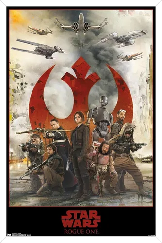 Miniatura 12 de Trends International Star Wars: Rogue One - Póster de pared de montaje, 14.725 x 22.375 pulgadas, versión enmarcada de madera de granero
