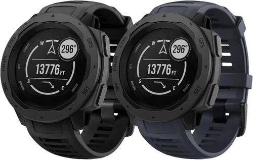 Miniatura 28 de NotoCity Correa de repuesto para Garmin Instinct, correa de repuesto de silicona suave, solo compatible con Instinct Sports GPS Smart Watch